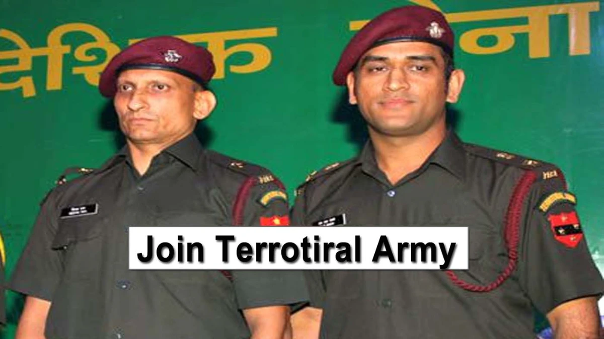 Territorial Army Soldier Recruitment 2025 - Apply Online for 500 Posts Territorial Army