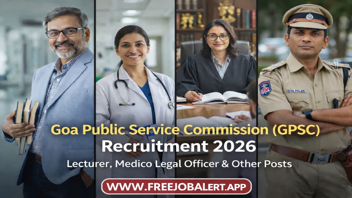 Goa PSC Recruitment 2026 – Apply For 47 Lecturer, MLO and More Posts Goa PSC Recruitment 2026