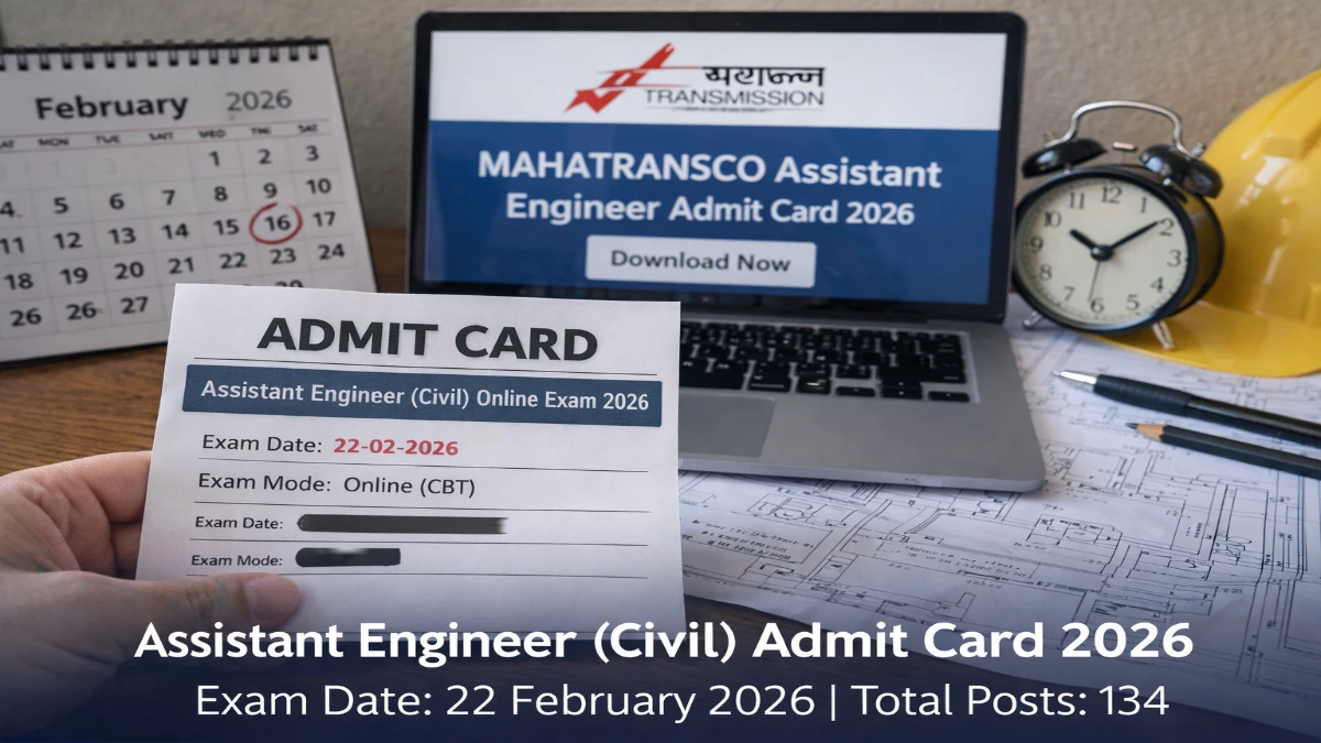 MAHATRANSCO Assistant Engineer Admit Card 2026 Out Direct Link Here MAHATRANSCO AE Admit Card 2026
